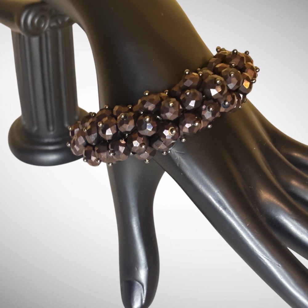 🌸Mirrored Glass Bead Cha Cha Bracelet